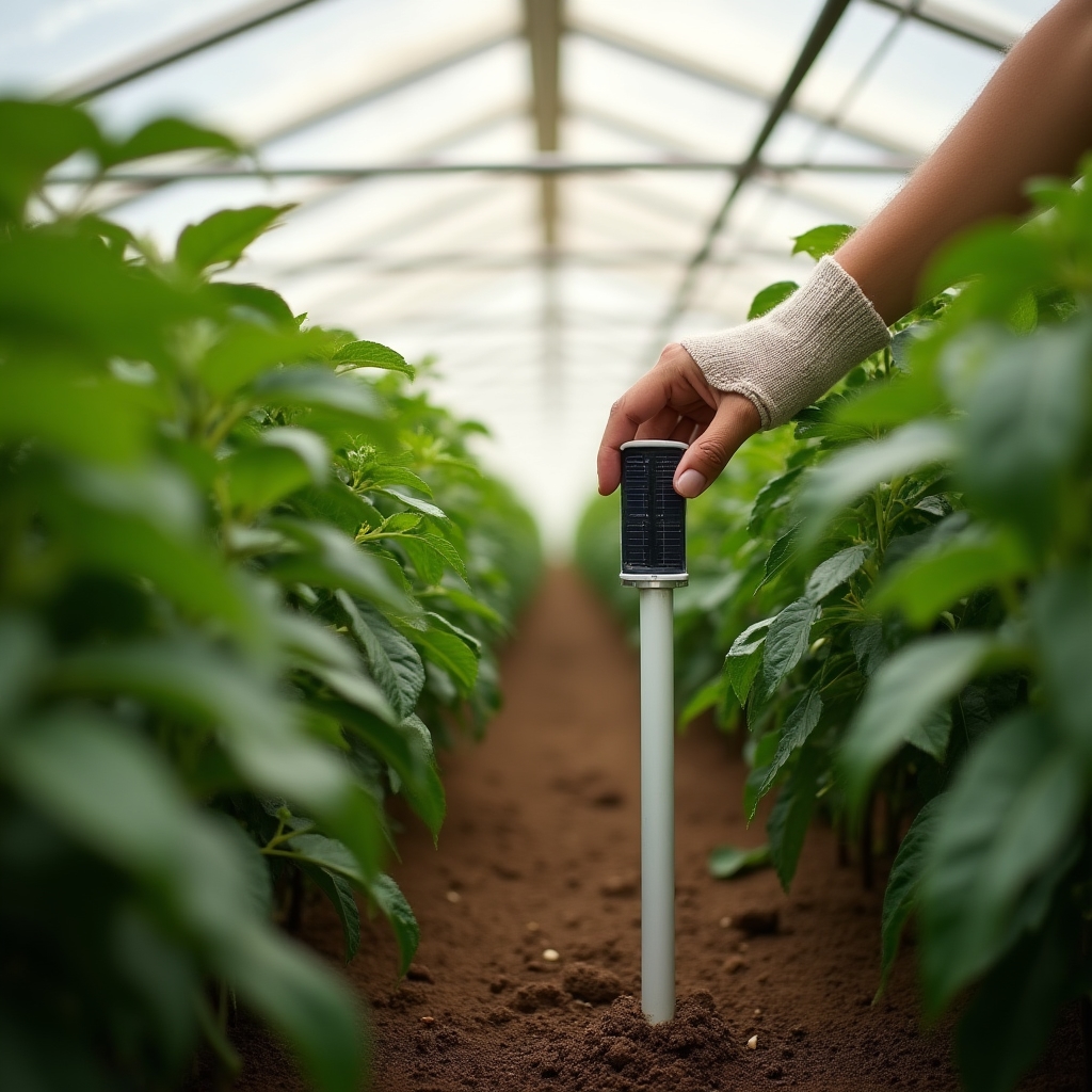 Panel compartido de monitoreo de suelo utilizado por varios pequeños productores agrupados